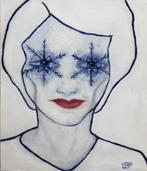 Portret vrouw – 8, Antiek en Kunst, Ophalen of Verzenden