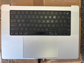MacBook Pro 16 inch m1 2021 topcase toetsenbord a2485 zilver beschikbaar voor biedingen