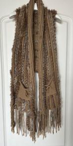 Boho gilet , one size, Ophalen of Verzenden, Zo goed als nieuw, Maat 38/40 (M), Bruin