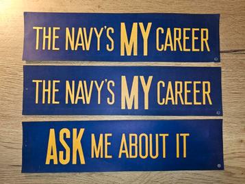 US navy vintage promotie materiaal beschikbaar voor biedingen