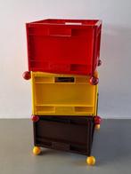 vintage Ikea design Märd opberg-box kratje op wielen 37x37cm, Ophalen of Verzenden, Gebruikt, Overige typen