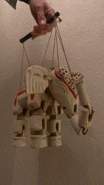 Houten Aziatische olifant marionet, Ophalen of Verzenden