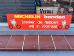 Vintage Michelin Fiets Banden Reclamebord, Ophalen, Reclamebord, Gebruikt, .