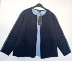 Nieuw Donkerblauw Yesta Vest/Jasje Mt 0 46/48/50, Ophalen of Verzenden, Nieuw, Blauw, Jasje of Colbert