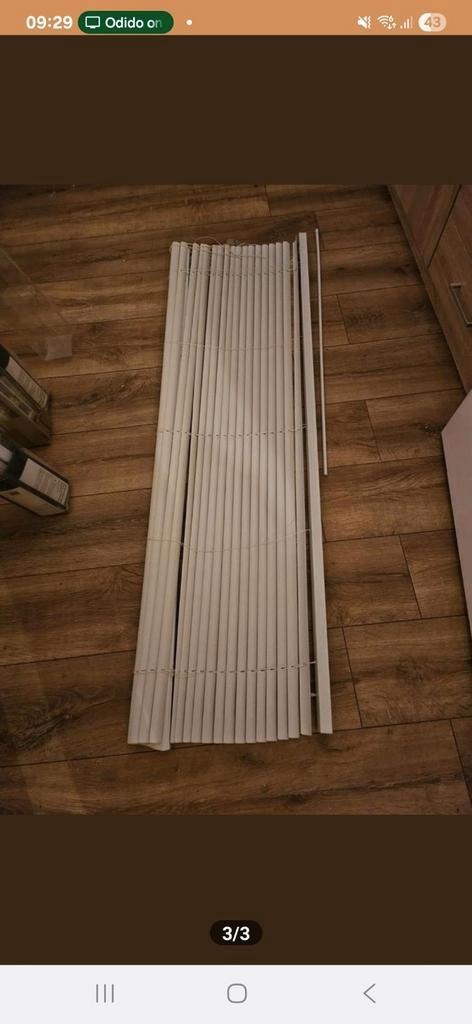 Kunststof luxaflexen, Huis en Inrichting, Stoffering | Gordijnen en Lamellen, Gebruikt, Wit, Ophalen