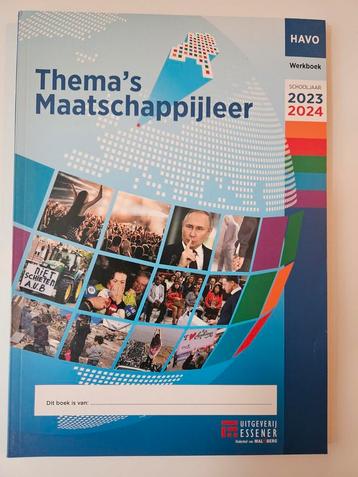 Thema's Maatschappijleer 4 Havo werkboek beschikbaar voor biedingen