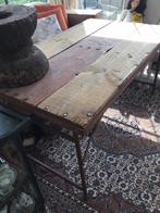 Antieke Franse markt tafel, Antiek en Kunst, Curiosa en Brocante, Ophalen
