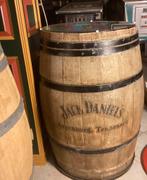 Sta tafel/ ton Jack Daniels, met glasplaat, prima staat mooi, Ophalen, Gebruikt, Overige merken