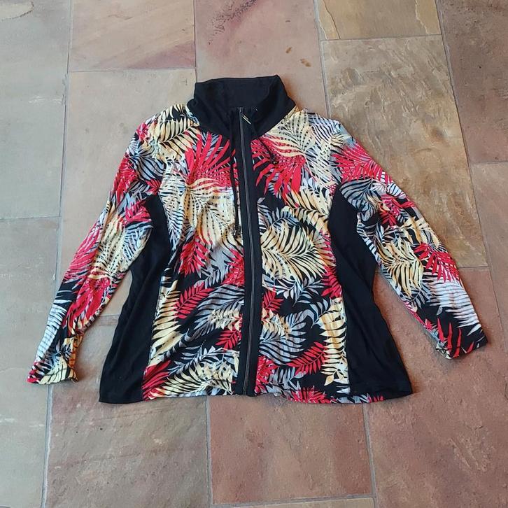 Vintage vest Oscar B. maat 50, Kleding | Dames, Truien en Vesten, Gedragen, Maat 46/48 (XL) of groter, Roze, Ophalen of Verzenden