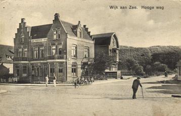 Wijk aan Zee. Hooge weg - volk fietsen - 1936 gelopen beschikbaar voor biedingen