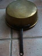 Pan Messing ijzeren handgreep, Antiek en Kunst, Antiek | Koper en Brons, Ophalen of Verzenden, Koper