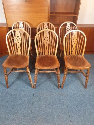 Antieke Windsor Wheelchair Stoelen - Set van 6 beschikbaar voor biedingen