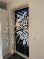 Vliegengordijn tijger motief met ophang rail, Doe-het-zelf en Verbouw, Deuren en Horren, Ophalen, Kunststof, 80 tot 100 cm, Hordeur