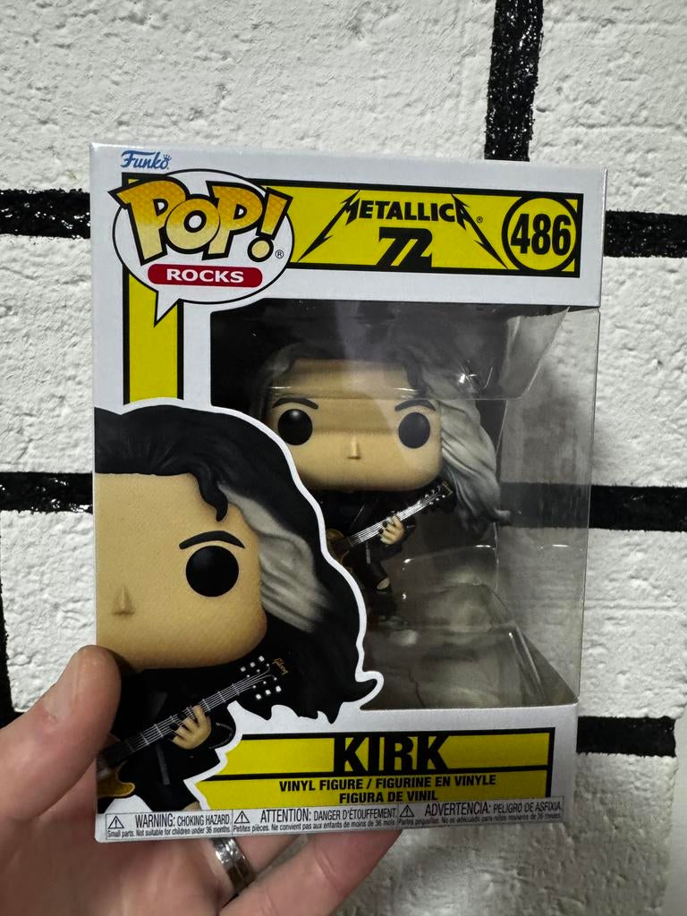 Funko Pop Kirk 486 Metallica, Ophalen of Verzenden, Zo goed als nieuw