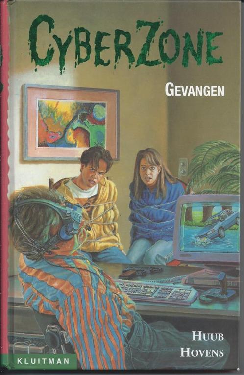 Huub Hovens - Cyberzone - Gevangen, Boeken, Kinderboeken | Jeugd | 10 tot 12 jaar, Zo goed als nieuw, Ophalen of Verzenden