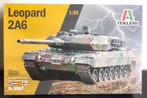 Leopard 2A6 tank, Hobby en Vrije tijd, Modelbouw | Auto's en Voertuigen, 1:32 tot 1:50, Ophalen of Verzenden, Italeri, Zo goed als nieuw