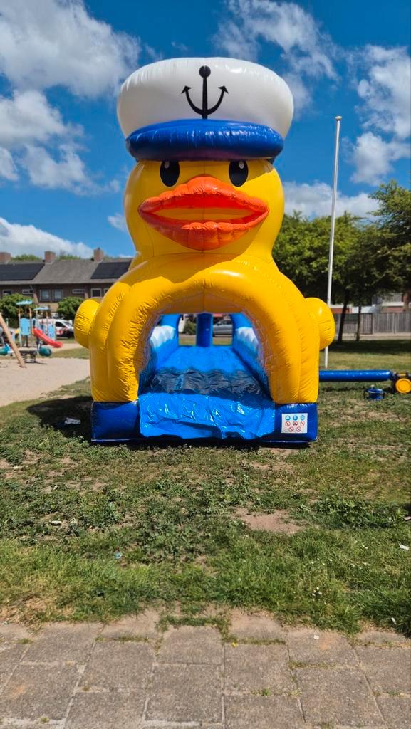 Buikschuifbaan Duck te huur!, Kinderen en Baby's, Speelgoed | Buiten | Springkussens, Zo goed als nieuw, Ophalen of Verzenden