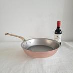 Wegro Dikwandige koperen horeca pan hapjespan koekenpan, Ophalen of Verzenden, Zo goed als nieuw, Rvs, Koekenpan of Braadpan