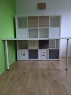 Bureau met 8-vakkenkast, Huis en Inrichting, Bureaus, Ophalen, Gebruikt, Bureau