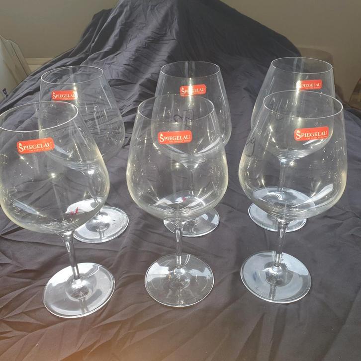 Spiegelau Wijnglazen Set van 6, Antiek en Kunst, Antiek | Glas en Kristal, Ophalen of Verzenden
