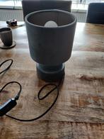 Mooie lampen  grijs met donker groenen   kap, Huis en Inrichting, Lampen | Tafellampen, Ophalen, Zo goed als nieuw, Minder dan 50 cm