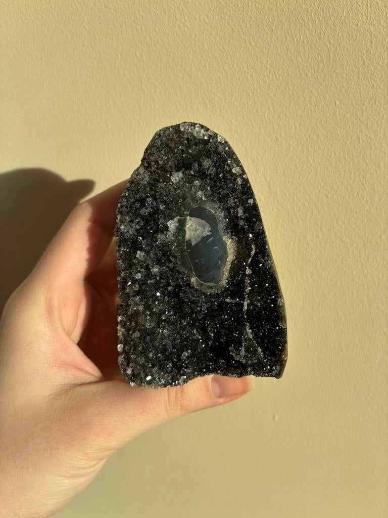 Zwarte amethist, Ophalen of Verzenden, Zo goed als nieuw