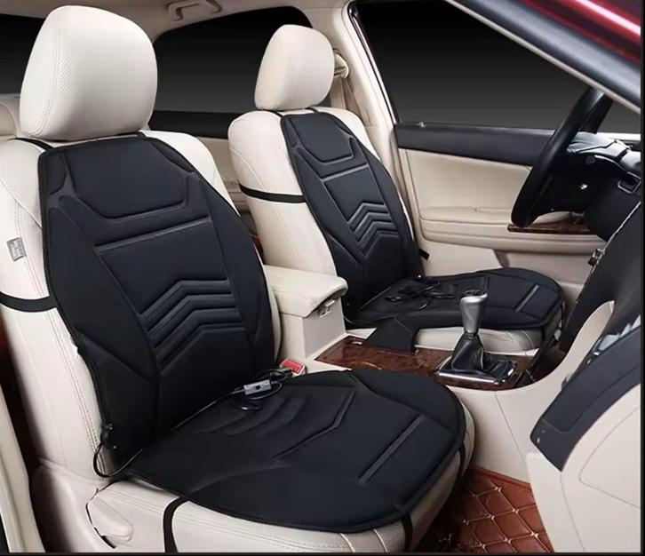 Set van 2 autostoelkussens met verwarming. SPIKSPLINTERNIEUW, Auto-onderdelen, Interieur en Bekleding, Universele onderdelen, Nieuw