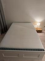 Ikea VESTERÖY Pocketveringmatras, stevig/lichtblauw 140x200, Ophalen, Gebruikt, Tweepersoons, 140 cm