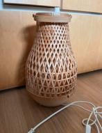 Ikea rotan tafellamp, Huis en Inrichting, Lampen | Tafellampen, Ophalen, Zo goed als nieuw, Minder dan 50 cm
