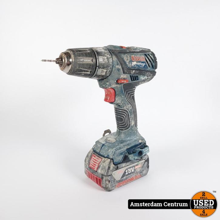 Bosch GSR 18-2 Li Plus Schroefboormachine - Incl. Garantie, Doe-het-zelf en Verbouw, Gereedschap | Boormachines, Gebruikt