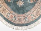 Handgeknoopt Aubusson tapijt ovaal China roses grey 172x242, ., 150 tot 200 cm, Ophalen of Verzenden, .