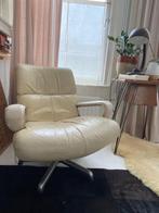 King chair Strassle Andre Vandenbeuck, Huis en Inrichting, Fauteuils, Ophalen, Gebruikt, Leer
