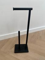 Zwarte RVS WC Rolhouder - Hoge Kwaliteit, Huis en Inrichting, Badkamer | Badtextiel en Accessoires, Ophalen, Zo goed als nieuw