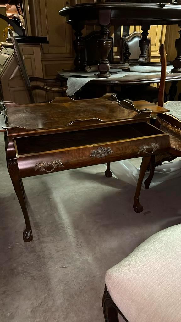 Antieke Theetafel met Lade, Antiek en Kunst, Antiek | Meubels | Tafels, Ophalen