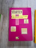 Boek – Starten met MS-DOS / PC-DOS versie 2x t/m 3.3, Ophalen of Verzenden, Zo goed als nieuw, Besturingssystemen