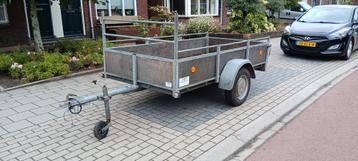 Koopje!!! Nette Hapert enkelasser, aanhanger, aanhangwagen  beschikbaar voor biedingen