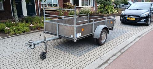 Koopje!!! Nette Hapert enkelasser, aanhanger, aanhangwagen, Auto diversen, Aanhangers en Bagagewagens, Zo goed als nieuw, Ophalen