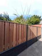 Hout beton schuttingen, Tuin en Terras, Ophalen of Verzenden, Zo goed als nieuw