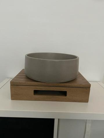 Differenz fonteinset wasbak met hout nieuw beschikbaar voor biedingen