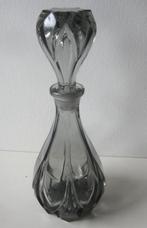Fumé-kleurig Art Deco / Art Nouveau karafje met holle stop, Antiek en Kunst, Antiek | Glas en Kristal, Ophalen of Verzenden