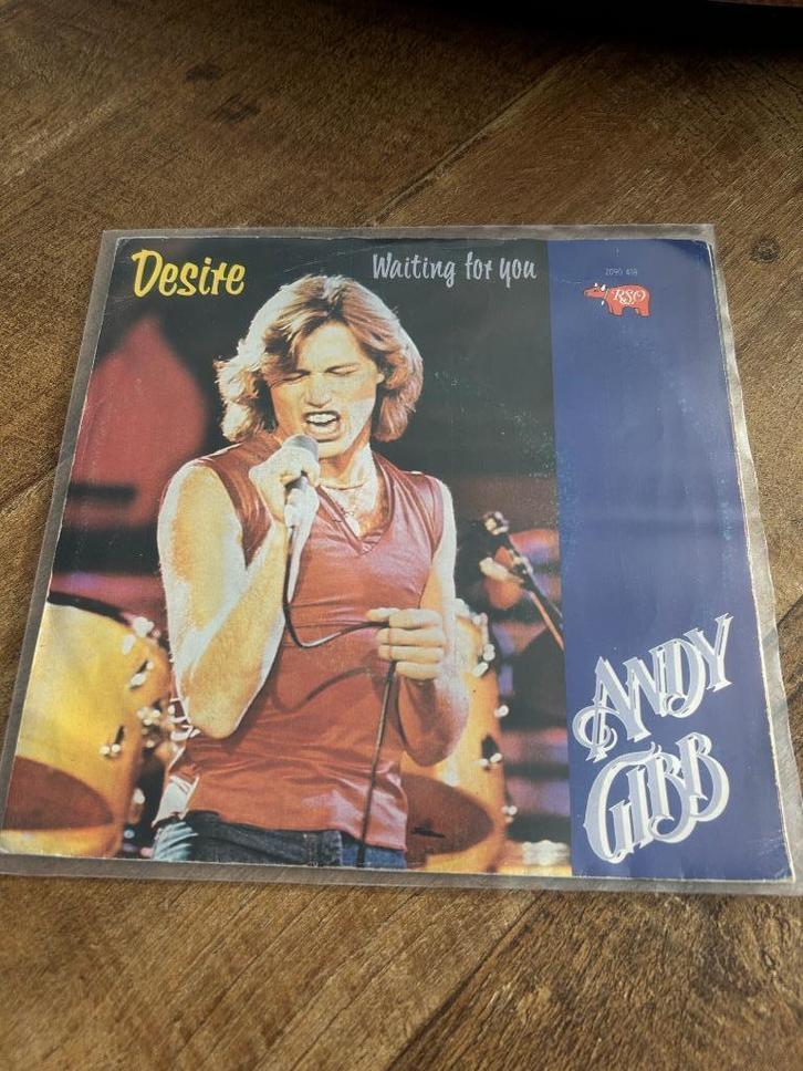 Andy Gibb-Desire, Cd's en Dvd's, Vinyl Singles, Zo goed als nieuw, Single, Pop, 7 inch, Ophalen of Verzenden