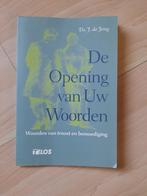 DE OPENING VAN UW WOORDEN door Ds J de Jong Woorden van, Boeken, Godsdienst en Theologie, Gelezen, Ophalen of Verzenden