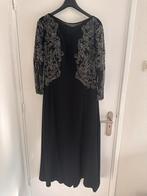 Elegante zwarte galajurk, Kleding | Dames, Gelegenheidskleding, Galajurk, Zwart, Maat 46/48 (XL) of groter, Ophalen of Verzenden