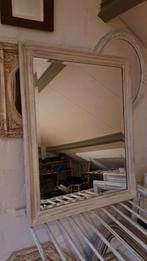 866 Facet geslepen witte spiegel 72 x 92, Ophalen of Verzenden, Zo goed als nieuw, Minder dan 100 cm, Rechthoekig