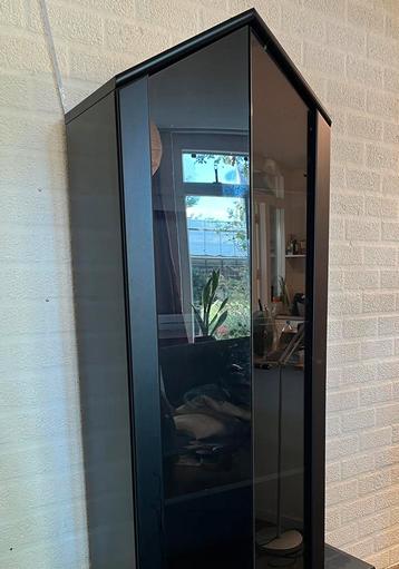 Gratis unieke zwarte vitrine kast
