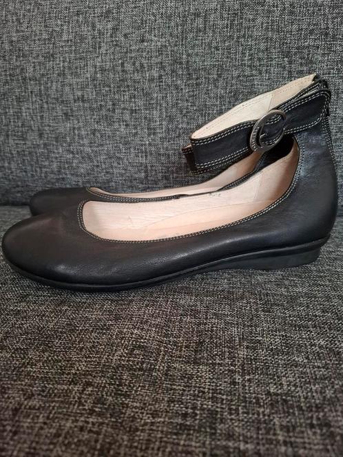 Comfortabele schoenen leder Softwaves 41 zwart, Kleding | Dames, Schoenen, Zo goed als nieuw, Verzenden