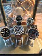 Fortis Flieger Chronograph Calculator Automatic Horloges, Ophalen of Verzenden, Staal