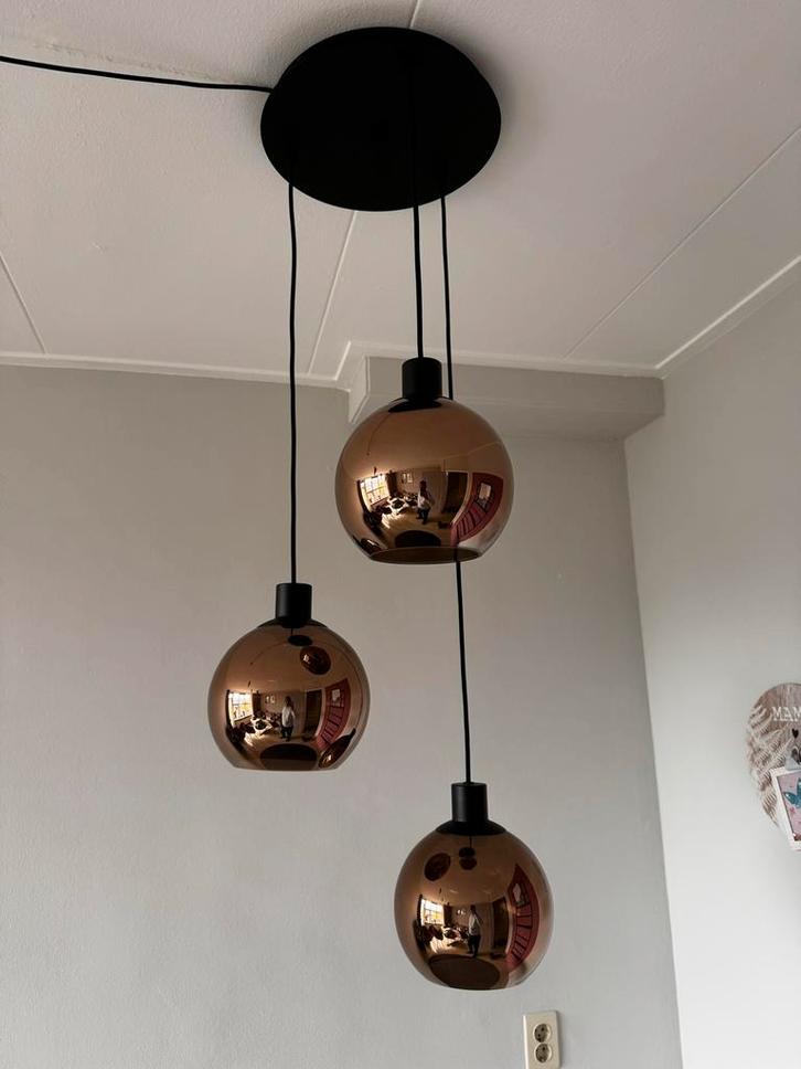 EGLO Cesenatico Hanglamp Koper, Huis en Inrichting, Lampen | Hanglampen, Zo goed als nieuw, Minder dan 50 cm, Glas, Ophalen