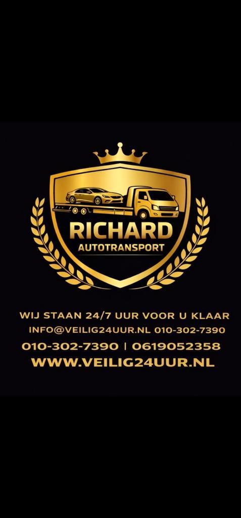 Autotransport Richard | Veilig & Professioneel | NL & Europa, Diensten en Vakmensen, Koeriers, Chauffeurs en Taxi's