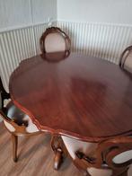 Antieke mahoniehouten eettafel, biedermeier, spinnekoptafel, Antiek en Kunst, Ophalen